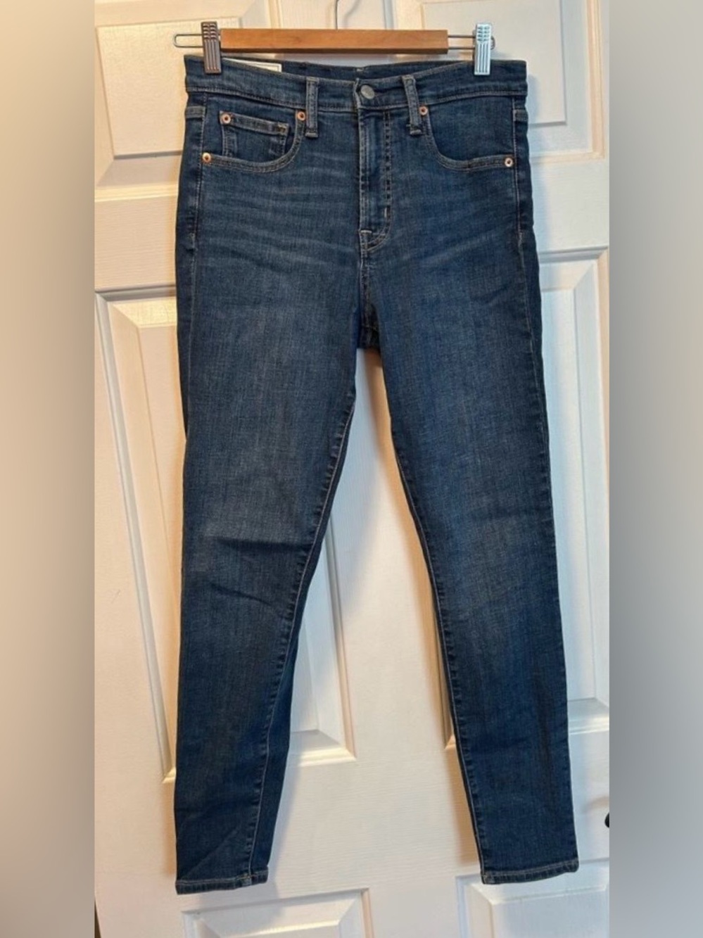 GAP Blue True Skinny High Rise Jeans, Size 27 / 4R